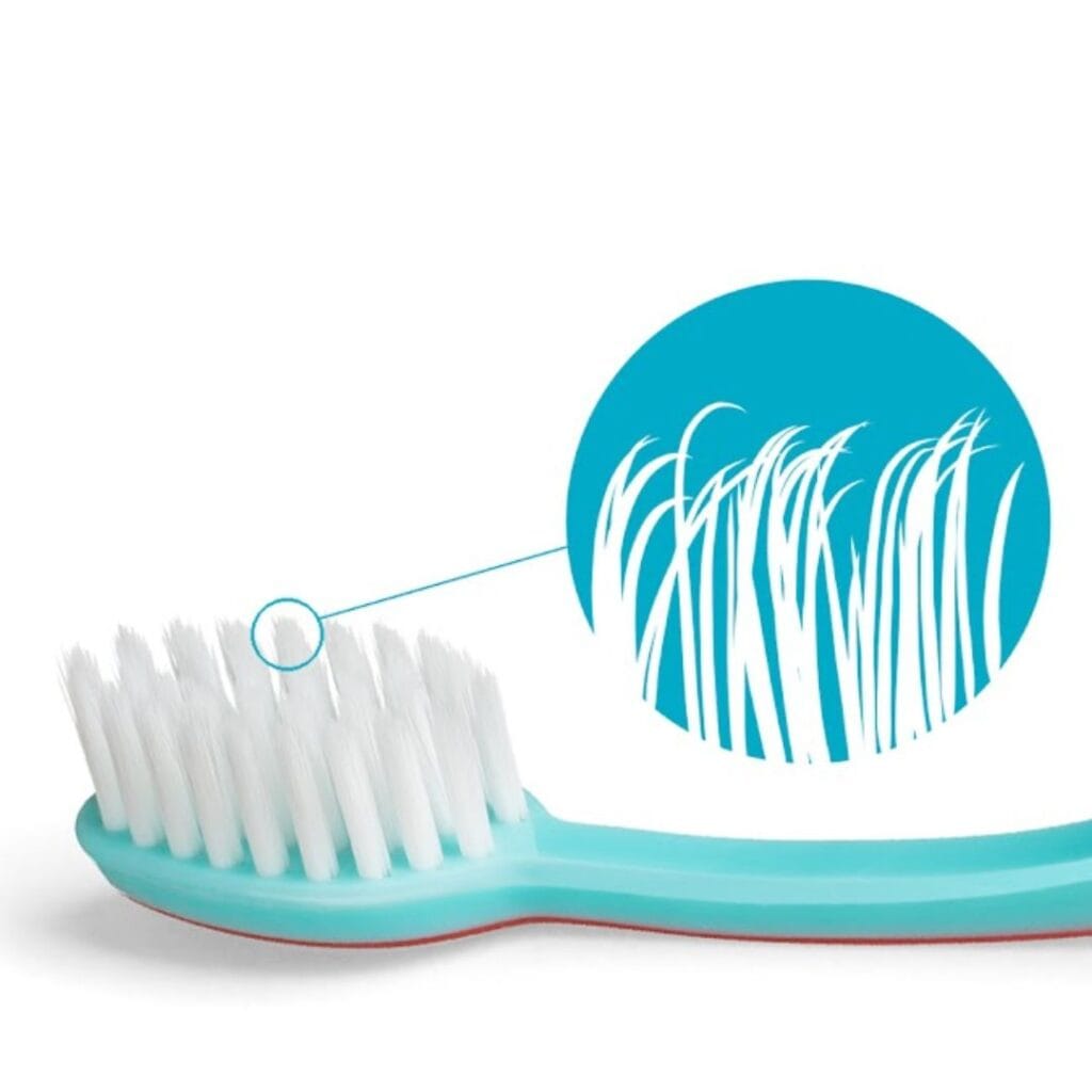 Ultrasoft Konex HD Borsten sind ultrasanft und stabil zugleich. Perfekt für die Reinigung von sensiblen Zähnen und Zahnfleisch.