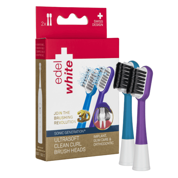 edel+white Clean Curl 3D Bürstenköpfe