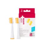 edel+white Dual Clean brush heads – replacement brushes with ultra-soft Konex HD® bristles for gentle and thorough teeth cleaning