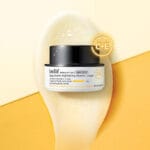 belif ultraleichte Vitamin-Gel-Creme mit Hyaluronsäure & Antioxidantien für strahlende, pralle Haut 50ml, Imagebild mit Vitamin C claim