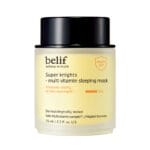 belif Super Knights Multi Vitamin Sleeping Mask 75ml Photo du produit - Crème de nuit éclaircissante aux vitamines C, E, B3 & B12 pour une peau éclatante au réveil