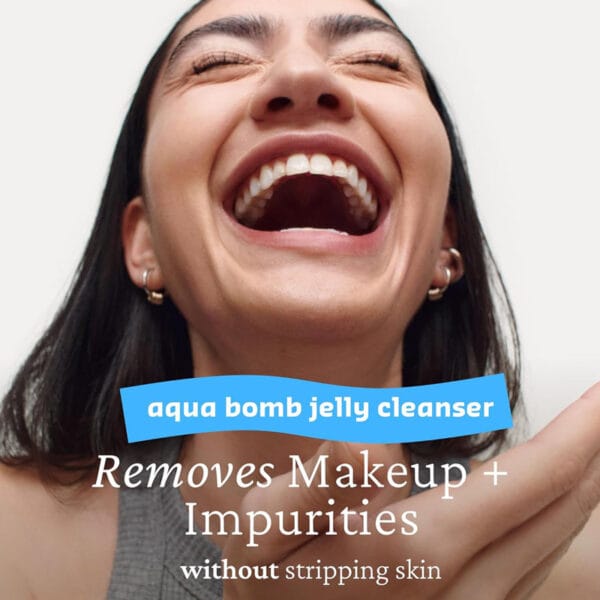 belif Aqua Bomb Jelly Cleanser - removes makeup and impurities without stripping skin