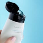 belif Jelly-to-Foam Cleanser 160ml - Gentle facial cleanser with hyaluronic acid & herbs. Product, lid open and gel visible. 