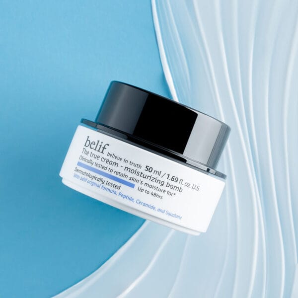 belif Ceramide Bomb Whip Cream, 50ml, Image image blue - Moisturizing face cream with ceramides, peptides and squalane for dry & sensitive skin