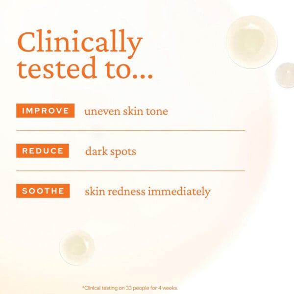 belif Super Drops Niacinamide & Vitamin C Brightening Serum 30ml - Infographic, clinically tested