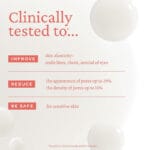 belif Super Drops Retinol & Peptide Barrier Serum 30ml – Anti-Aging-Serum für straffere Haut, verfeinerte Poren & gestärkte Hautbarriere. Infografik clinically tested