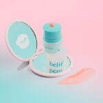 belif Mint Plumper Lipcerin 15ml - Plumping lip balm & mask with mint, peptides and multi-vitamin complex. Picture lip balm, pink content and make-up mirror. 
