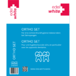 edel+white Ortho Set – komplette Zahnpflege-Lösung für Zahnspangenträger mit Bürste, Zahnseide, Zahngel und Interdentalbürsten, Etikett Vorschau